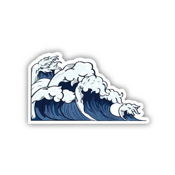 blue waves stickers chinese waves stickers maroc aesthetic universe maroc