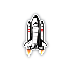 space rocket stickers maroc aesthetic universe by zenou maroc