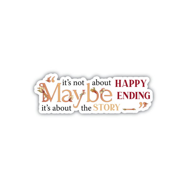 Stickers maroc Maybe it's not about happy ending