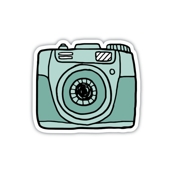 stickers-maroc-yellow-camera-aesthetic-universe-maroc-by-zenou