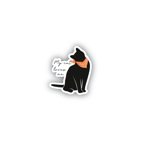 stickers maroc my cat loves me aesthetic universe maroc by zenou